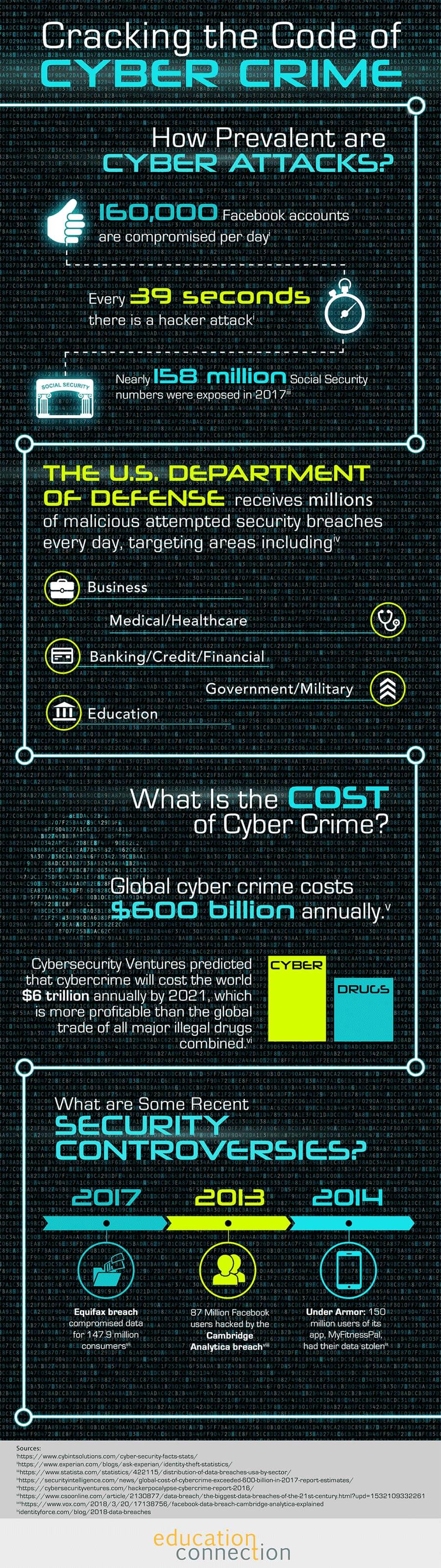 Facts About Cybersecurity infographic